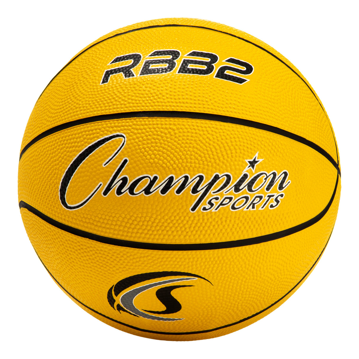 SIZE 5 RUBBER BASKETBALL YELLOW