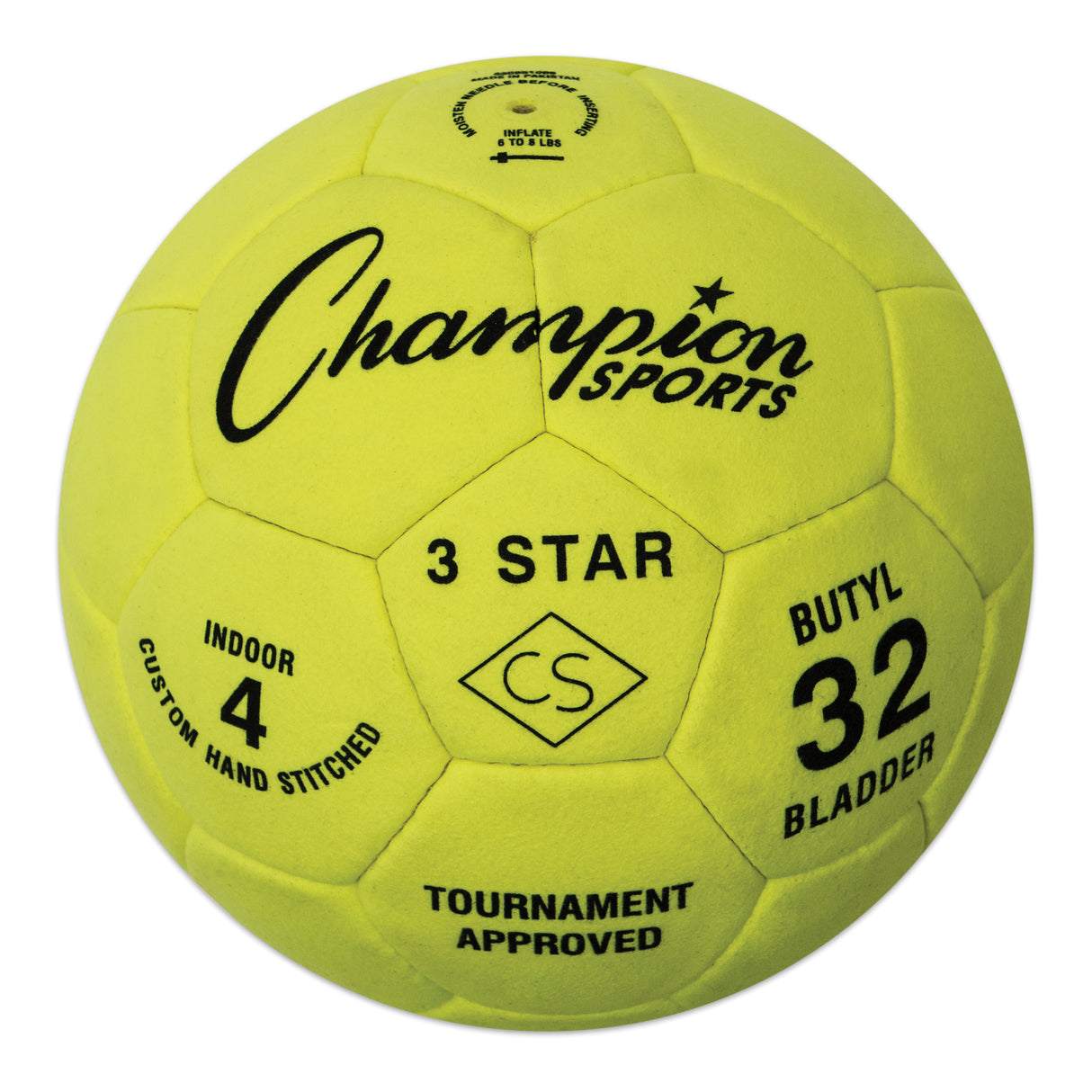 3 STAR INDOOR SOCCER BALL SIZE 4
