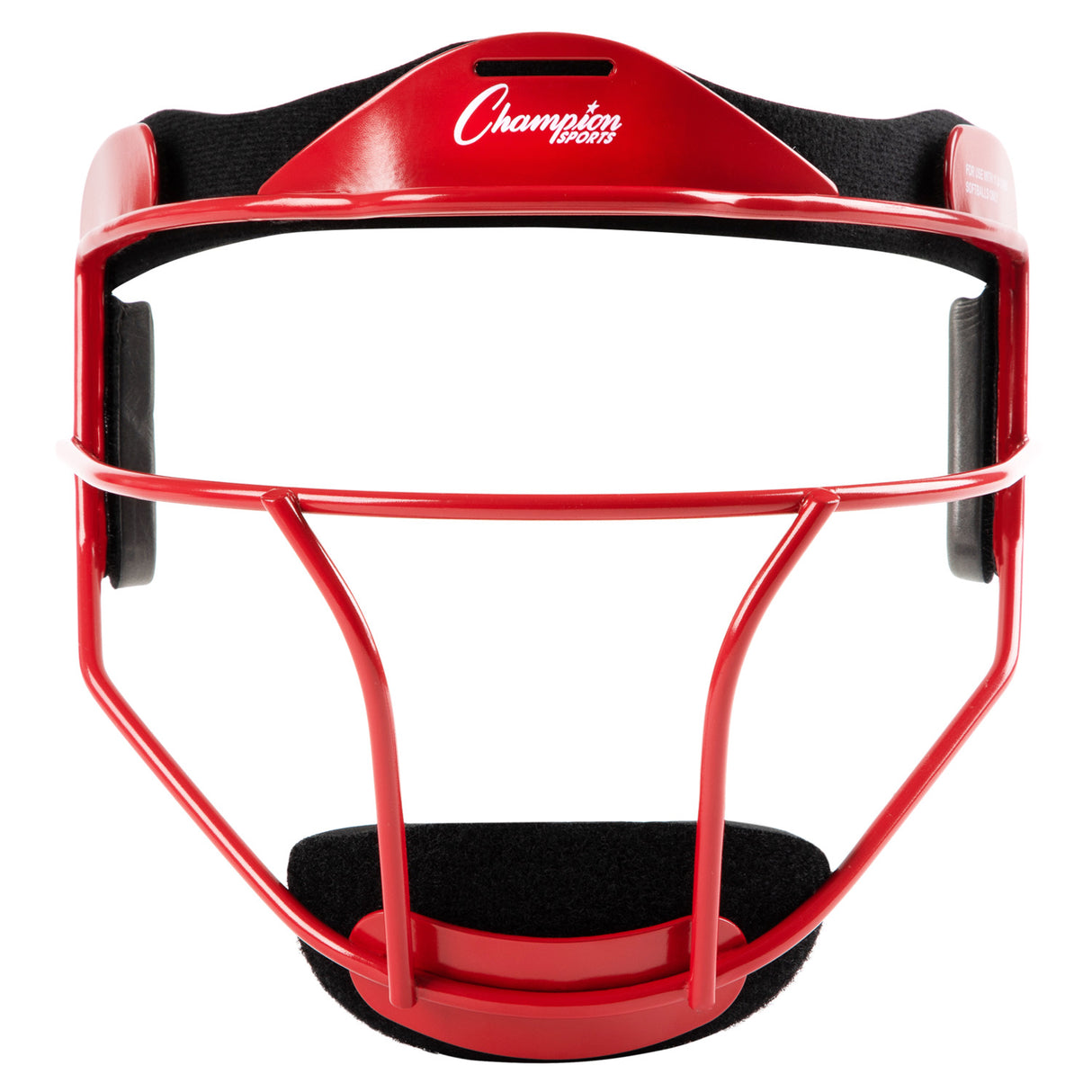 SOFTBALL FIELDER'S FACE MASK ADULT/RED