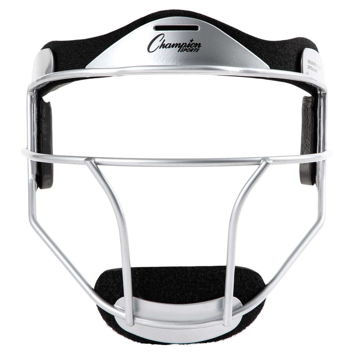 SOFTBALL FIELDER'S FACE MASK ADULT/SILVER