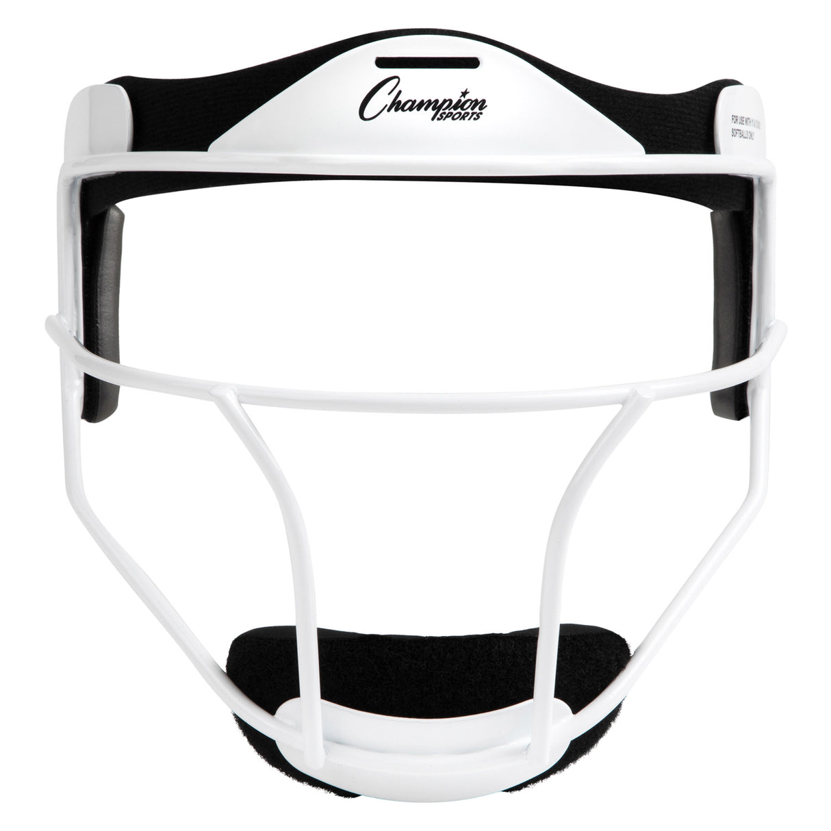 SOFTBALL FIELDER'S FACE MASK ADULT/WHITE