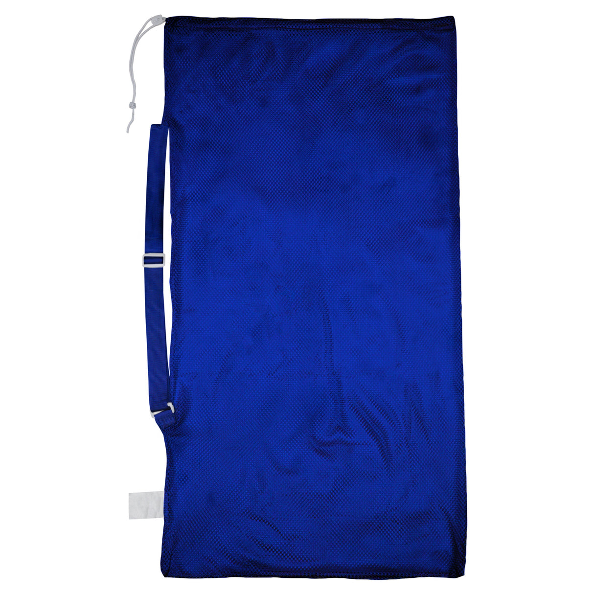 MESH EQUIPMENT BAG WITH SHOULDER STRAP BLUE