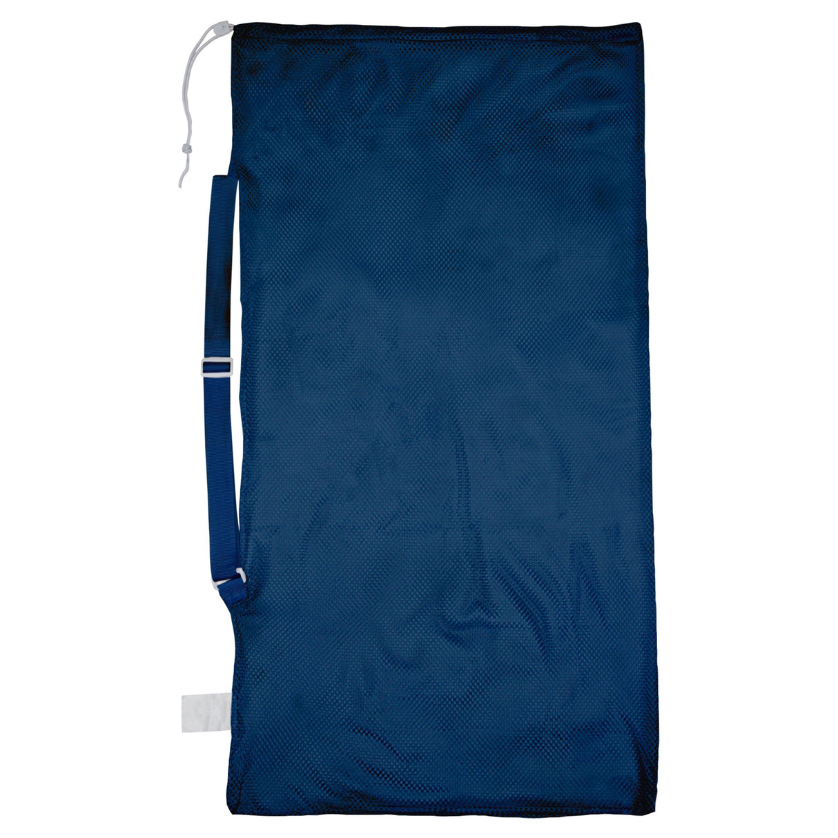 MESH EQUIPMENT BAG WITH SHOULDER STRAP NAVY BLUE