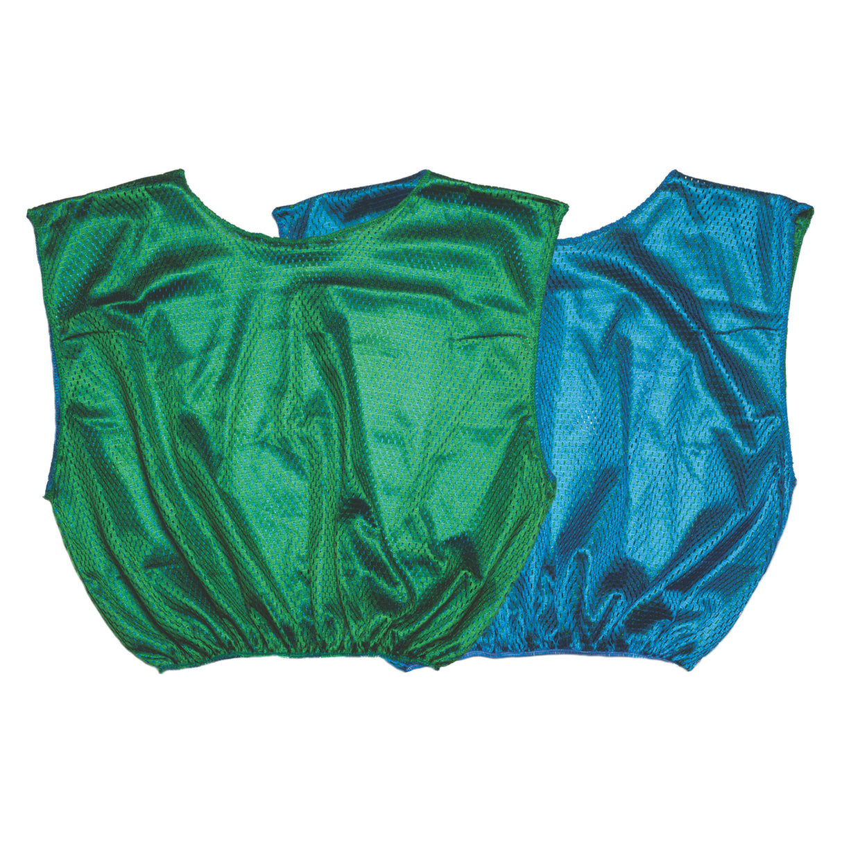 REVERSIBLE SCRIMMAGE VEST, ADULT BLUE/GREEN