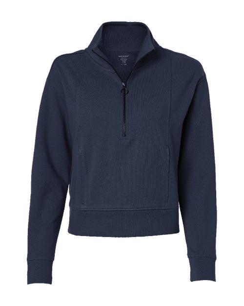 North End Women's Mantra Half-Zip Ottoman Pullover - North End NE220W