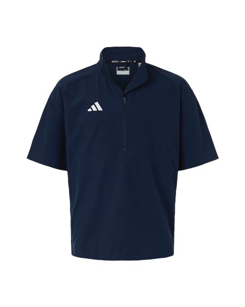 Adidas Men's Short Sleeve Quarter-Zip Pullover - Adidas AT505