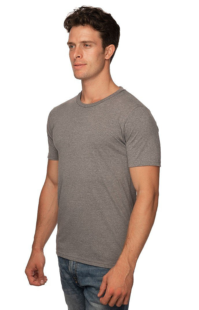 Royal Apparel 17051 Unisex 50/50 Blend Tee - Heather Charcoal