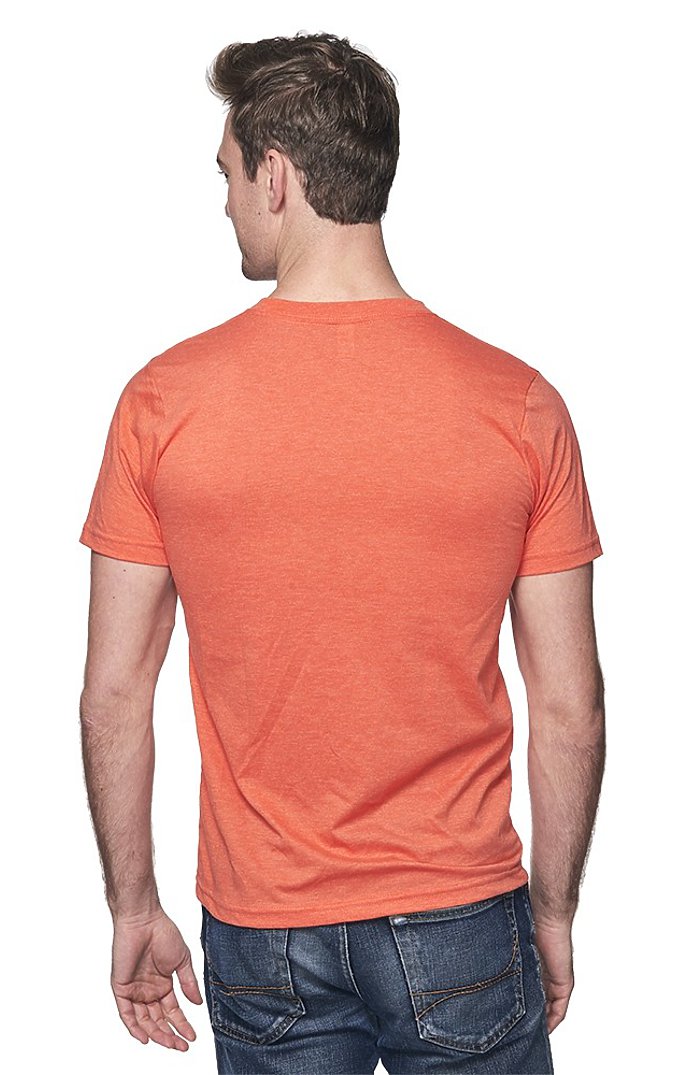 Royal Apparel 17051 Unisex 50/50 Blend Tee - Heather Orange