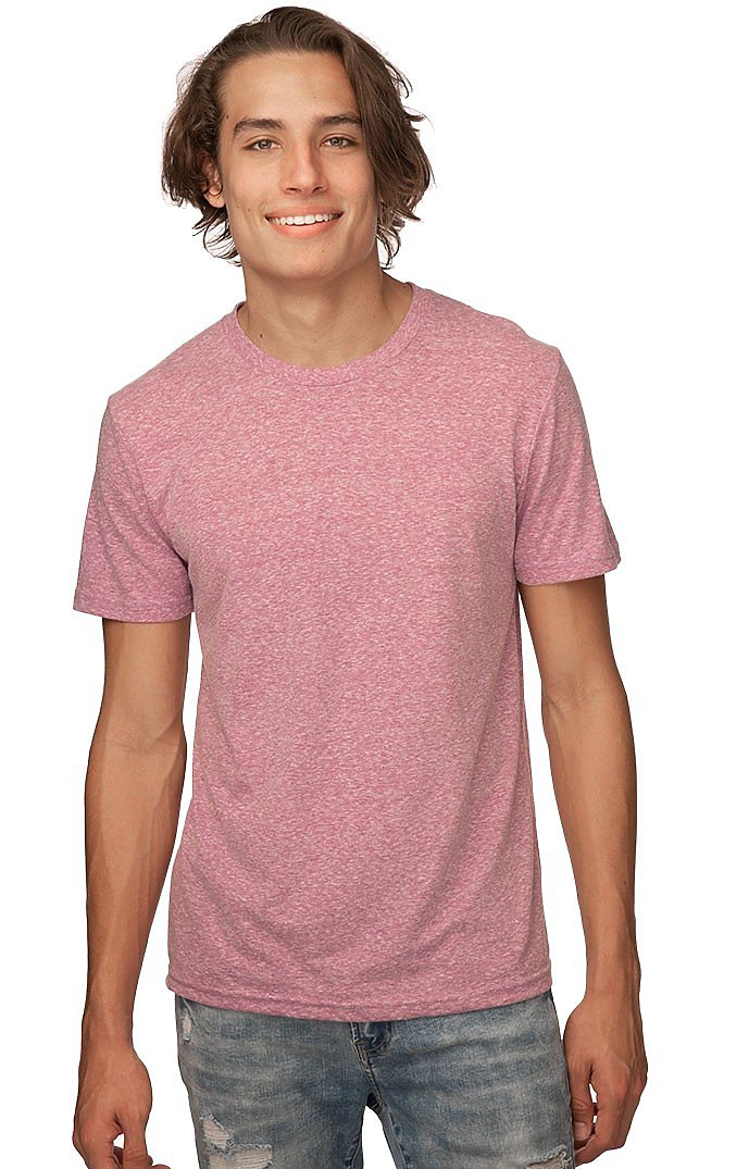 Royal Apparel 17051 Unisex 50/50 Blend Tee - Heather Red