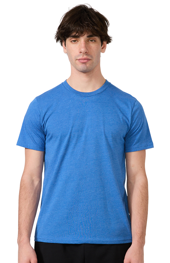 Royal Apparel 17051 Unisex 50/50 Blend Tee - Heather Sea Blue
