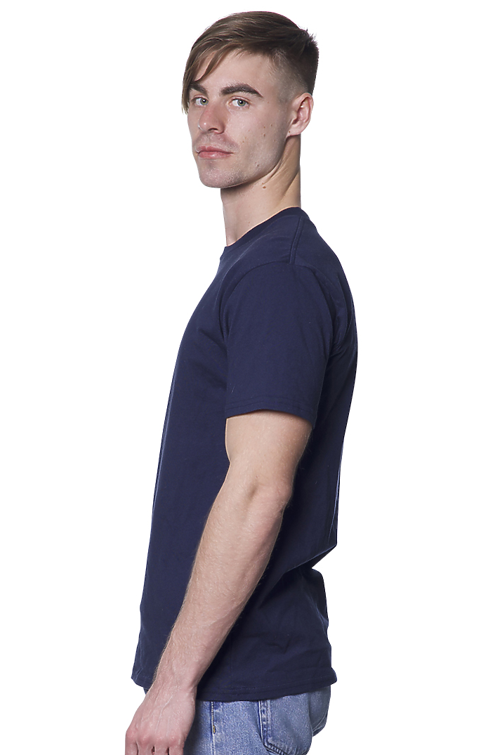 Royal Apparel 17051 Unisex 50/50 Blend Tee - Navy