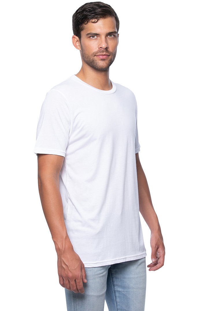 Royal Apparel 17051 Unisex 50/50 Blend Tee - White