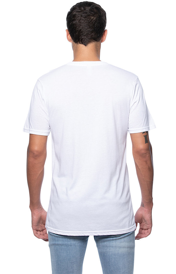 Royal Apparel 17051 Unisex 50/50 Blend Tee - White