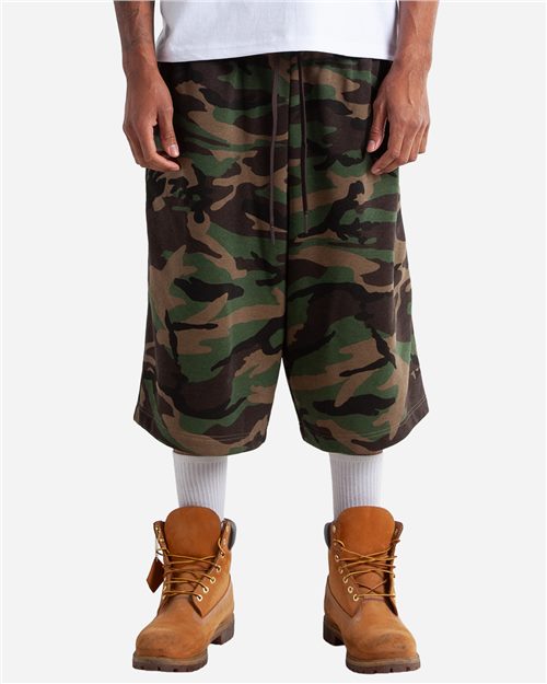 Shaka Wear Unisex Baggy Fleece Shorts - Shaka Wear SHLFBS