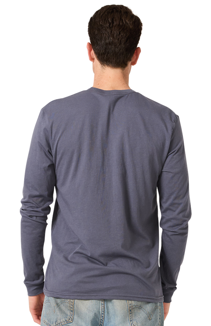 Royal Apparel 17054 Unisex Long Sleeve 50/50 Blend Tee - Graphite