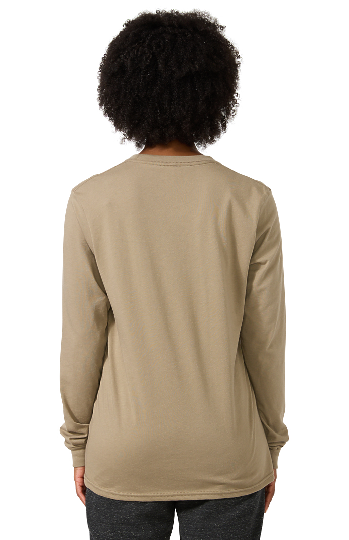 Royal Apparel 17054 Unisex Long Sleeve 50/50 Blend Tee - Walnut