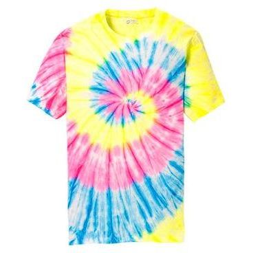 Joe's USA Men's Colorful Tie-Dye T-Shirt - Neon Rainbow tie-dye Joe's USA Neon Rainbow tie-dye Small
