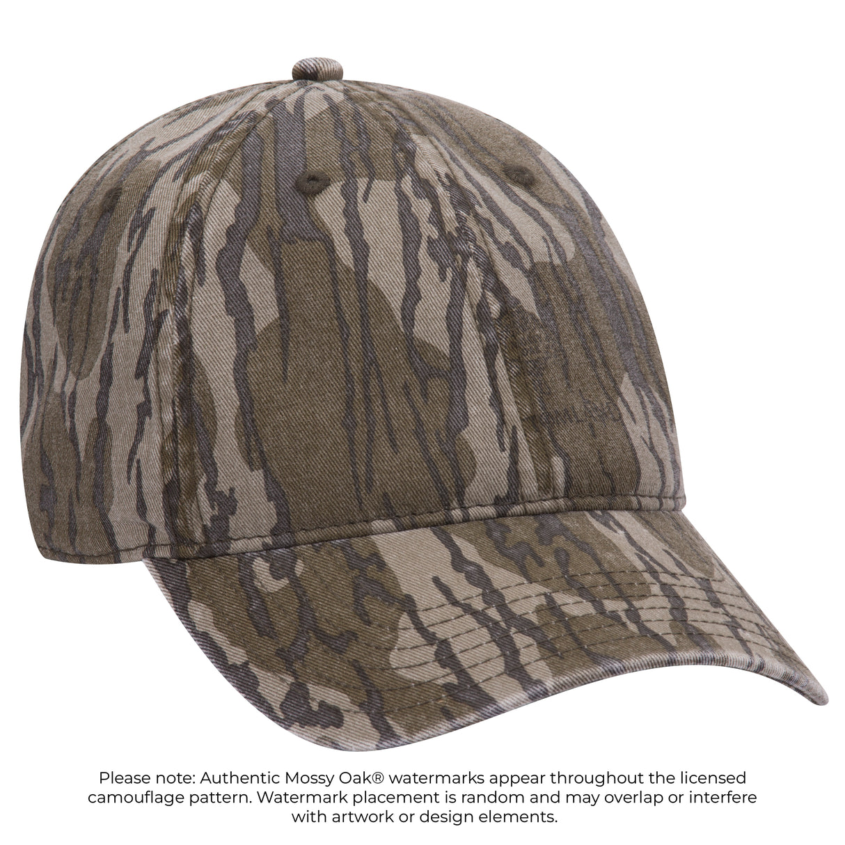 OTTO CAP® Mossy Oak Camouflage 6 Panel Low Profile Dad Hat OTTO 171-1296