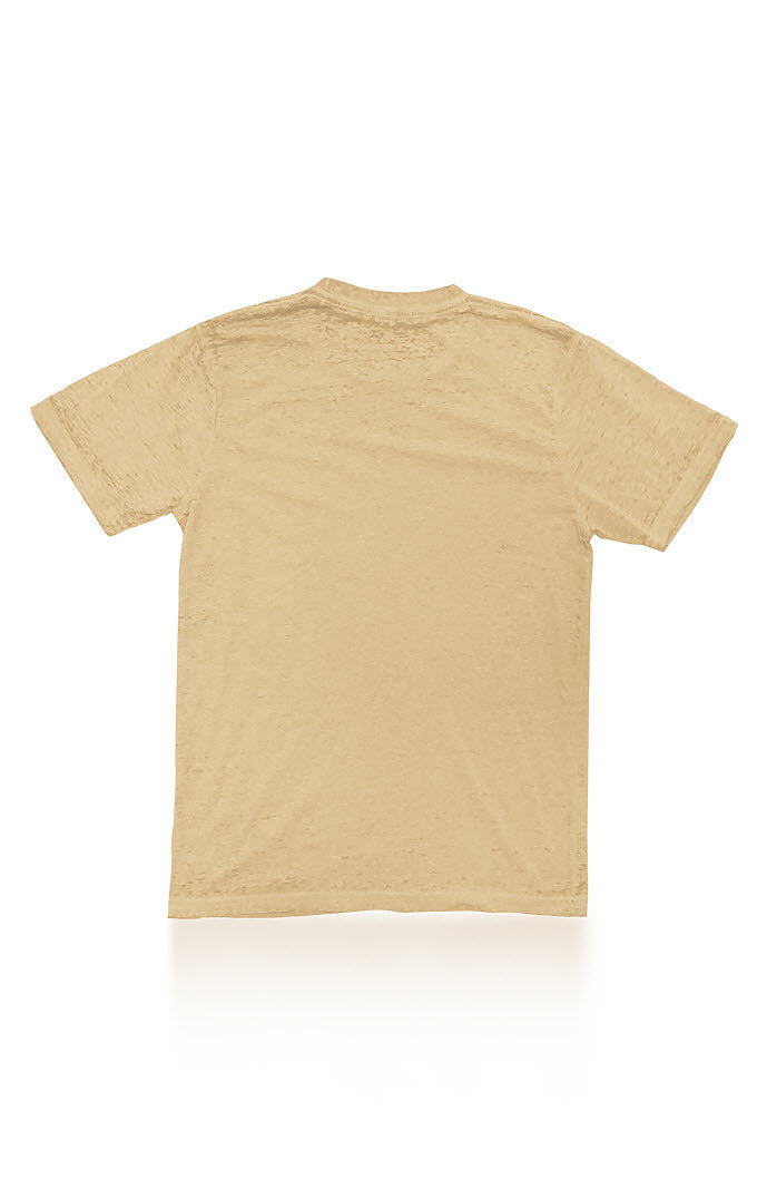 Royal Apparel 17151BO Unisex Burnout Wash Tee - Champagne