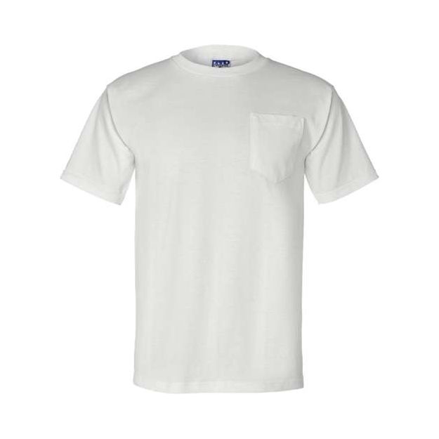 Bayside Unisex Union-Made Pocket T-Shirt - Bayside 3015 Bayside