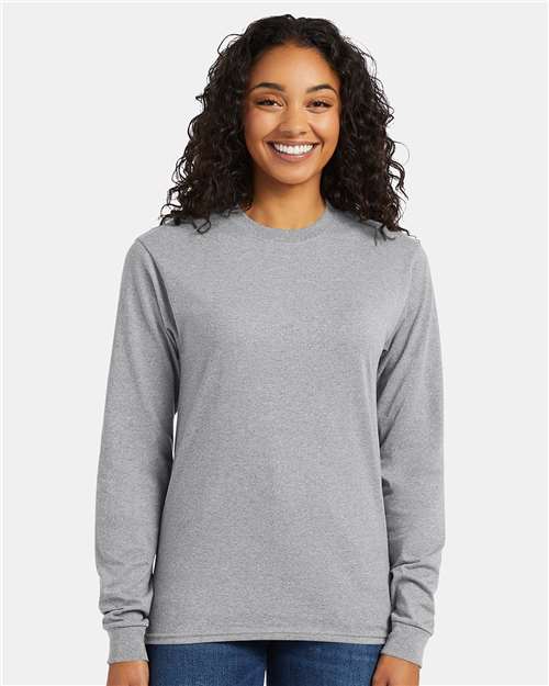 Hanes Essential-T Long Sleeve T-Shirt - Hanes 5286