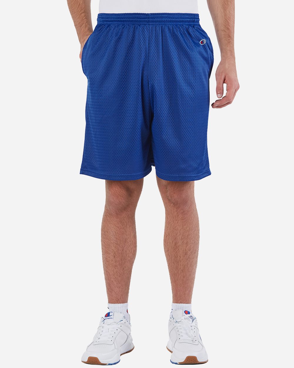 Champion S162 Unisex 9" Mesh Shorts with Pockets