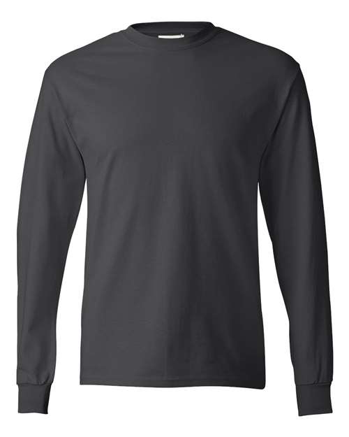 Hanes Authentic Long Sleeve T-Shirt - Hanes 5586