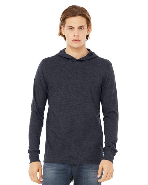 BELLA + CANVAS Unisex Jersey Hooded Long Sleeve Tee - BELLA + CANVAS 3512