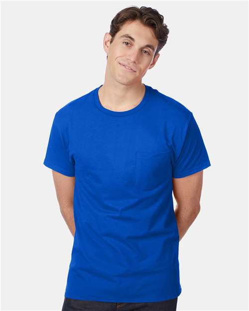 Hanes 5590 Men's Authentic Pocket T-Shirt