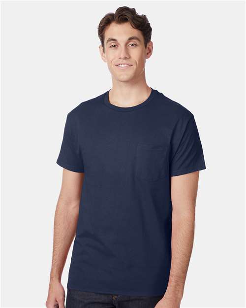 Hanes Men's Authentic Pocket T-Shirt - Hanes 5590