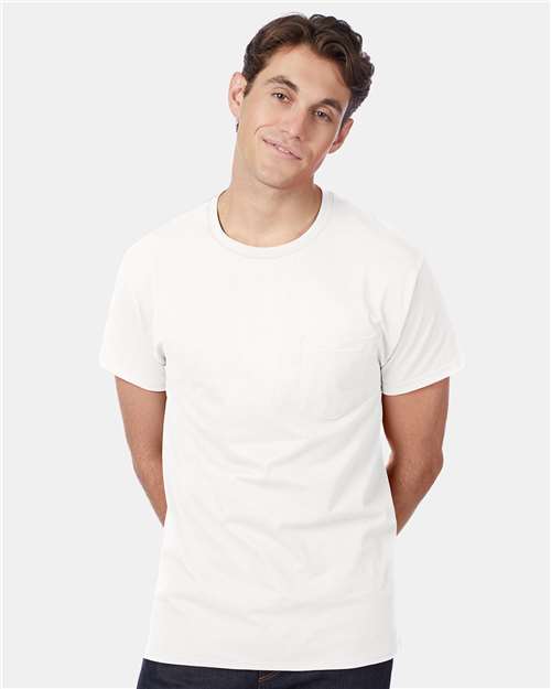 Hanes 5590 Men's Authentic Pocket T-Shirt
