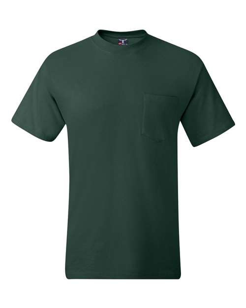 Hanes 5190 Men's Beefy-T Pocket T-Shirt