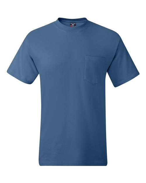 Hanes 5190 Men's Beefy-T Pocket T-Shirt
