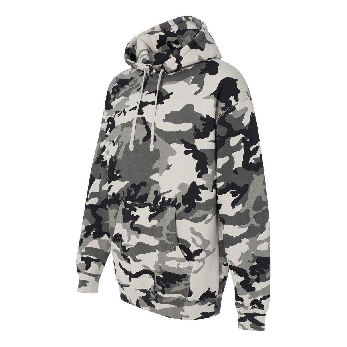 Joe's USA Men's Camo Hooded Pullover Sweatshirt Joe's USA X-Small Snow Camo