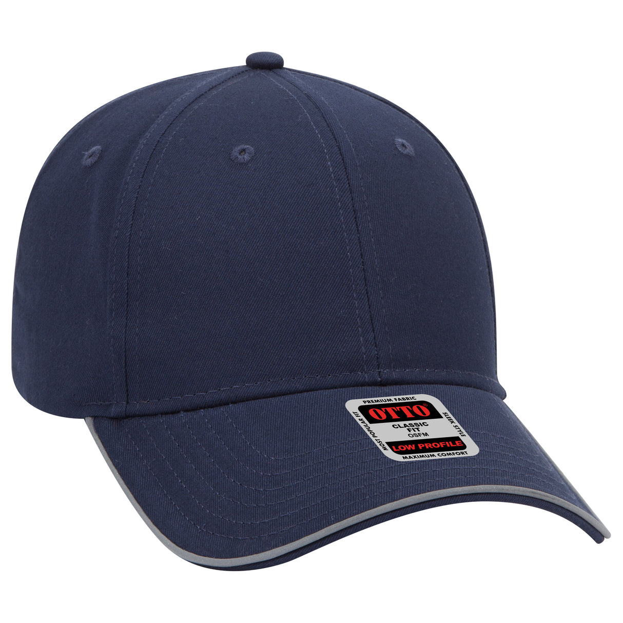 OTTO CAP® Reflective 6 Panel Low Profile Baseball Cap OTTO 19-1261