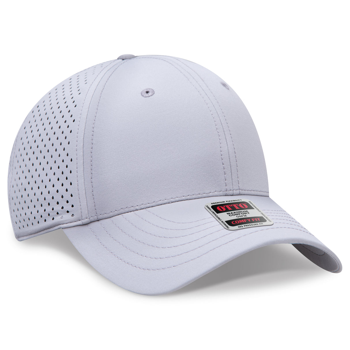 OTTO CAP® OTTO COMFY FIT® 6 Panel Low Profile Perforated Baseball Cap OTTO 19-5
