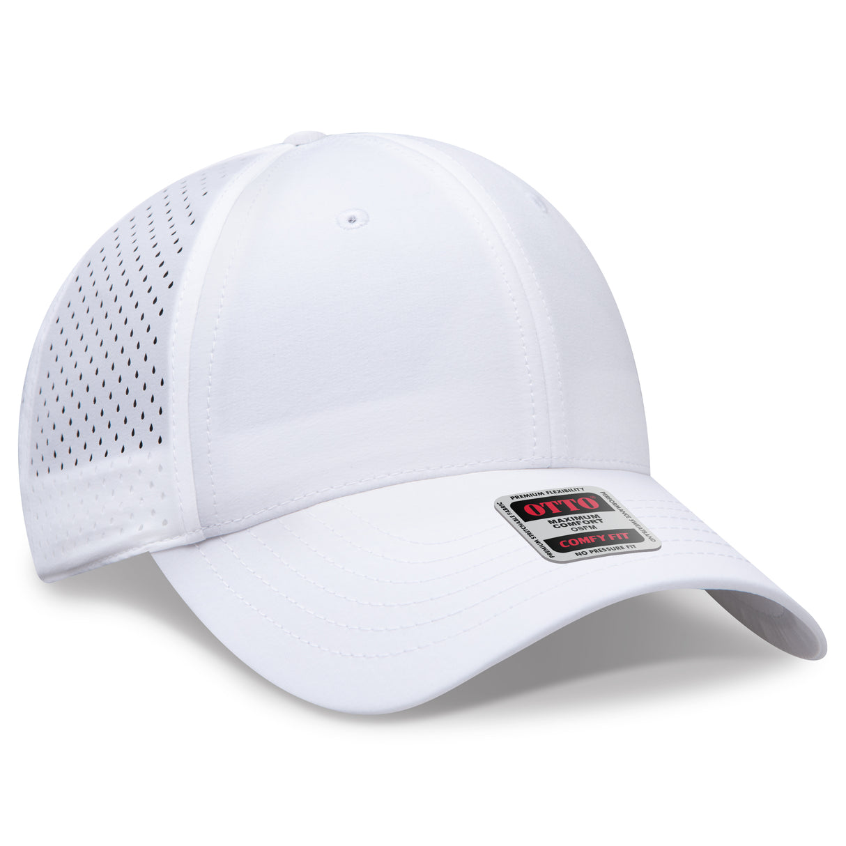 OTTO CAP® OTTO COMFY FIT® 6 Panel Low Profile Perforated Baseball Cap OTTO 19-5