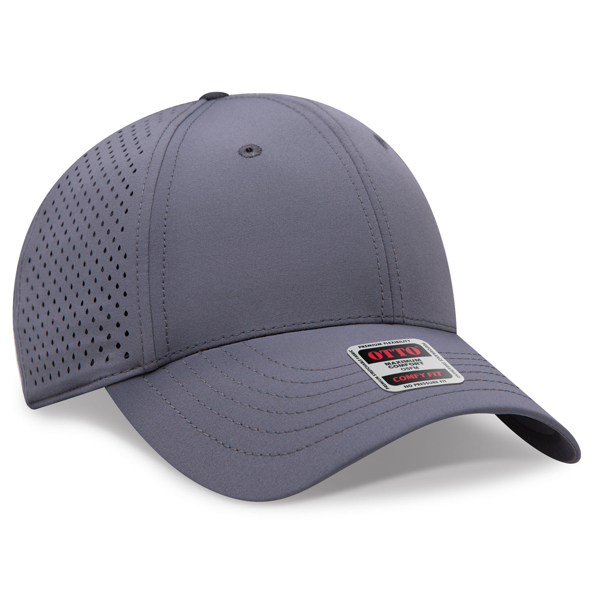 OTTO CAP® OTTO COMFY FIT® 6 Panel Low Profile Perforated Baseball Cap OTTO 19-5