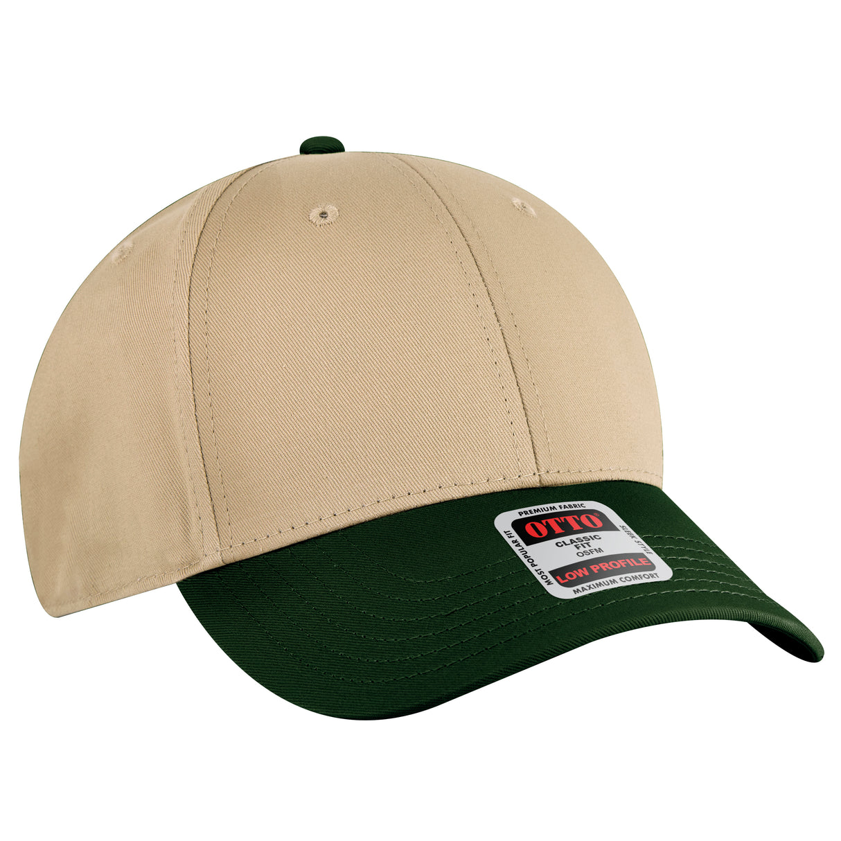 OTTO CAP® 6 Panel Low Profile Baseball Cap OTTO 19-536