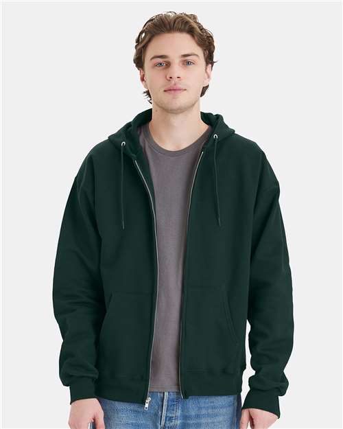 Hanes F280 Unisex Ultimate Cotton Full-Zip Hooded Sweatshirt