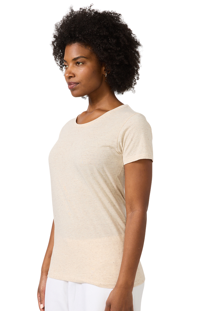 Royal Apparel 20001 Women's Triblend Short Sleeve Tee - Tri Oatmeal