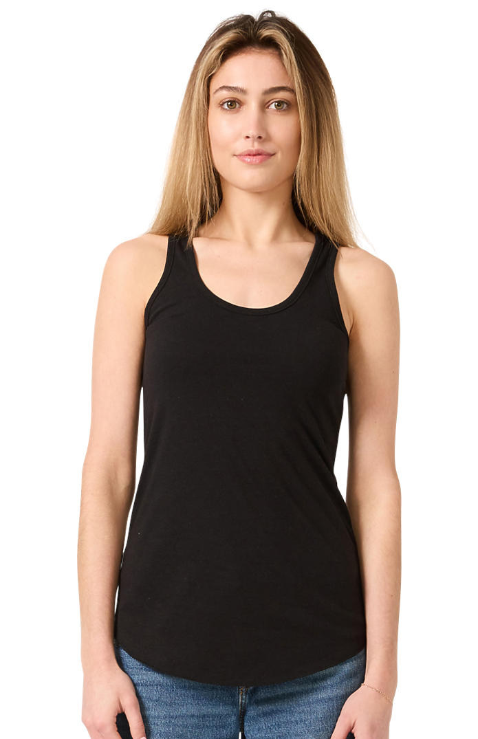 Royal Apparel 20010 Women's Triblend Tank Top - Tri Black