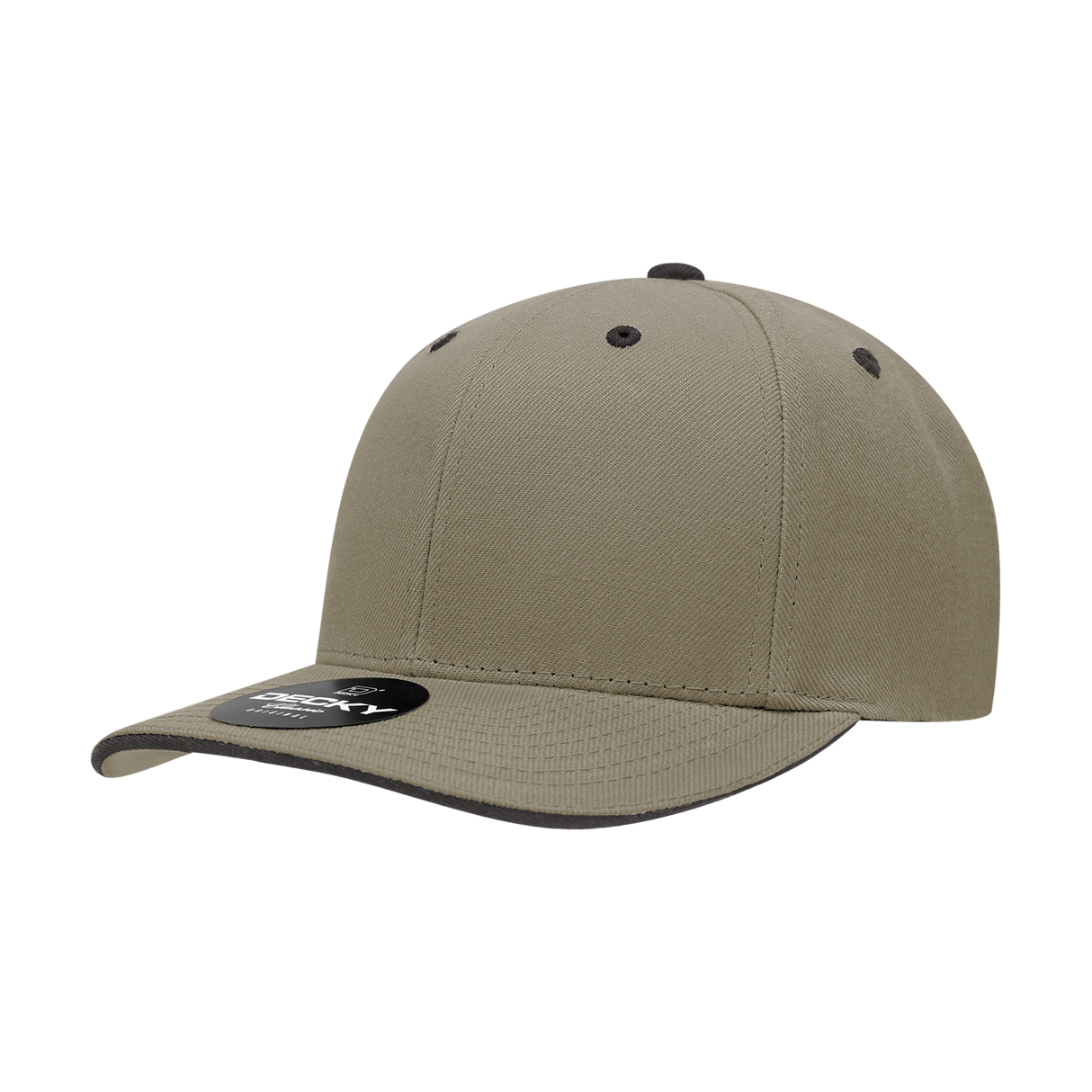 Decky 6 Panel Mid Profile Structured Sandwich Bill Cap | Decky 2003
