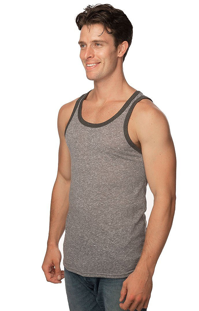 Royal Apparel 20058 Unisex Triblend Tank Top - Tri Vintage Grey/Tri Onyx