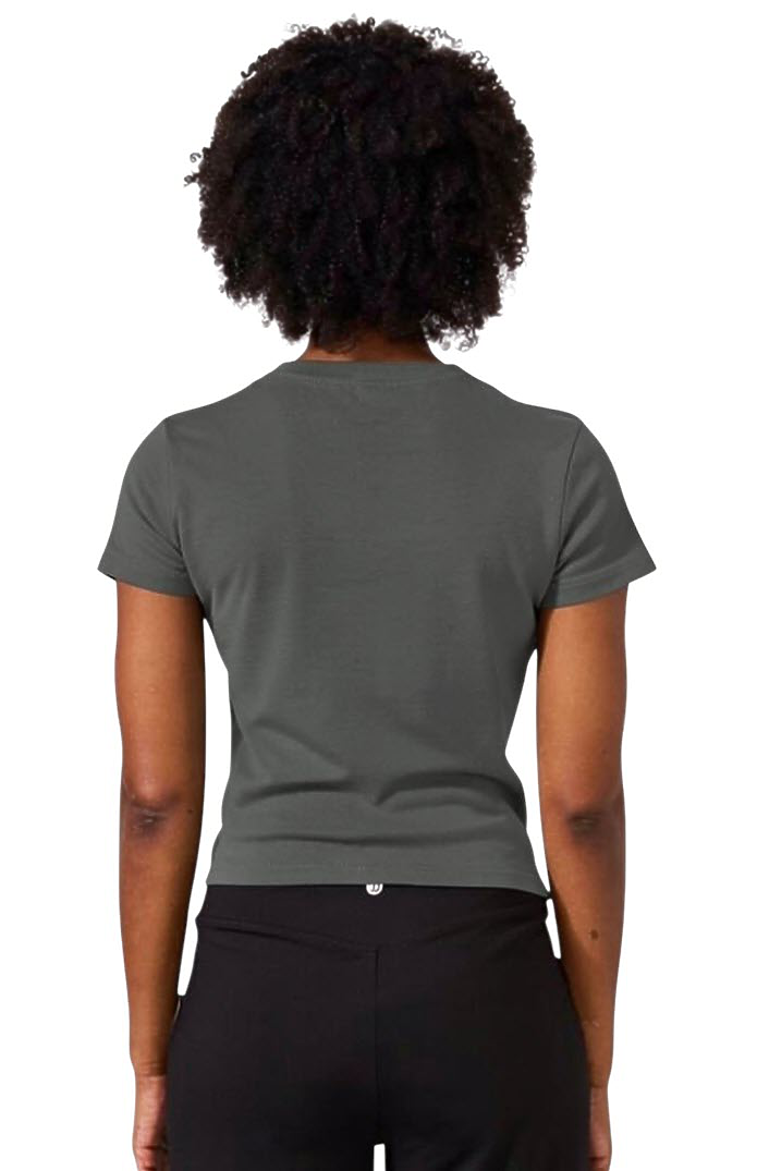 Royal Apparel 2011 Womens Rib Crop Tee - Asphalt