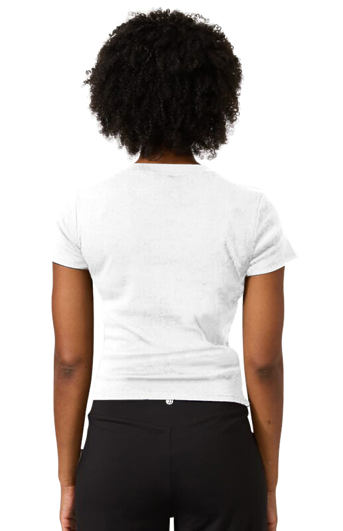 Royal Apparel 2011 Womens Rib Crop Tee - White