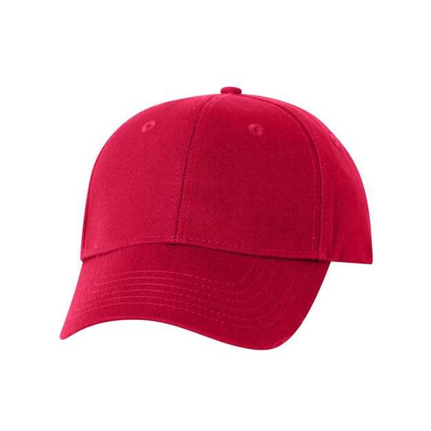 Valucap Chino Cap - Valucap VC600 Valucap Red Adjustable