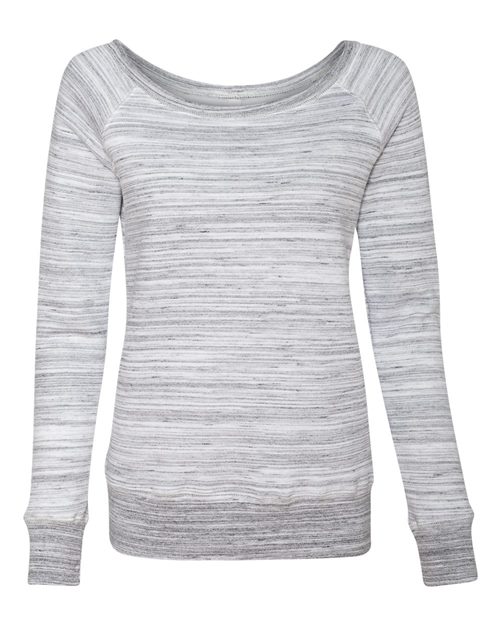 Bella + Canvas 7501 Women’s Sponge Fleece Wide Neck Sweatshirt