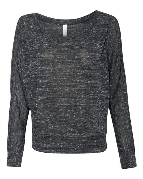 Bella + Canvas 8850 Women’s Flowy Off Shoulder Long Sleeve Tee