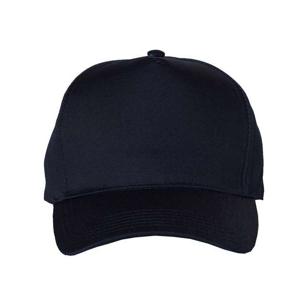 Valucap Five-Panel Twill Cap - Valucap 8869 Valucap Navy Adjustable